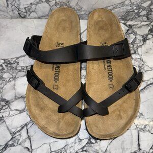 Birkenstock Mayari Birko-Flor Toe Loop Leather  Sandals Women's Size US 10/EU 41